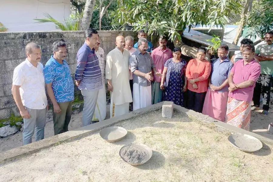 പാം ഇന്റര്നാഷണല് കര്മ്മദീപം ഭവനപദ്ധതി: പതിനാലാമത് ഭവനം തയ്യാറാകുന്നു