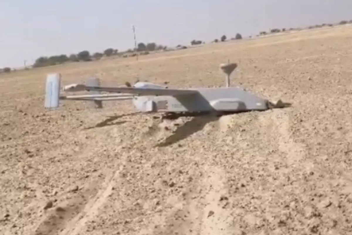Broken IAF drone found close to Indo-Pak border
