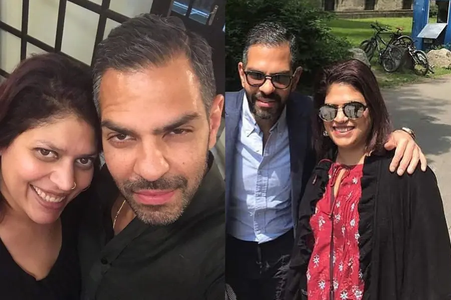 Sunjay Kapoor and Mandhira
