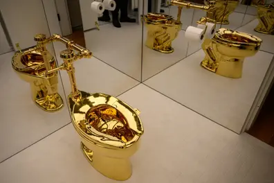World’s most expensive functional ‘gold toilet’ sold for $12.1m