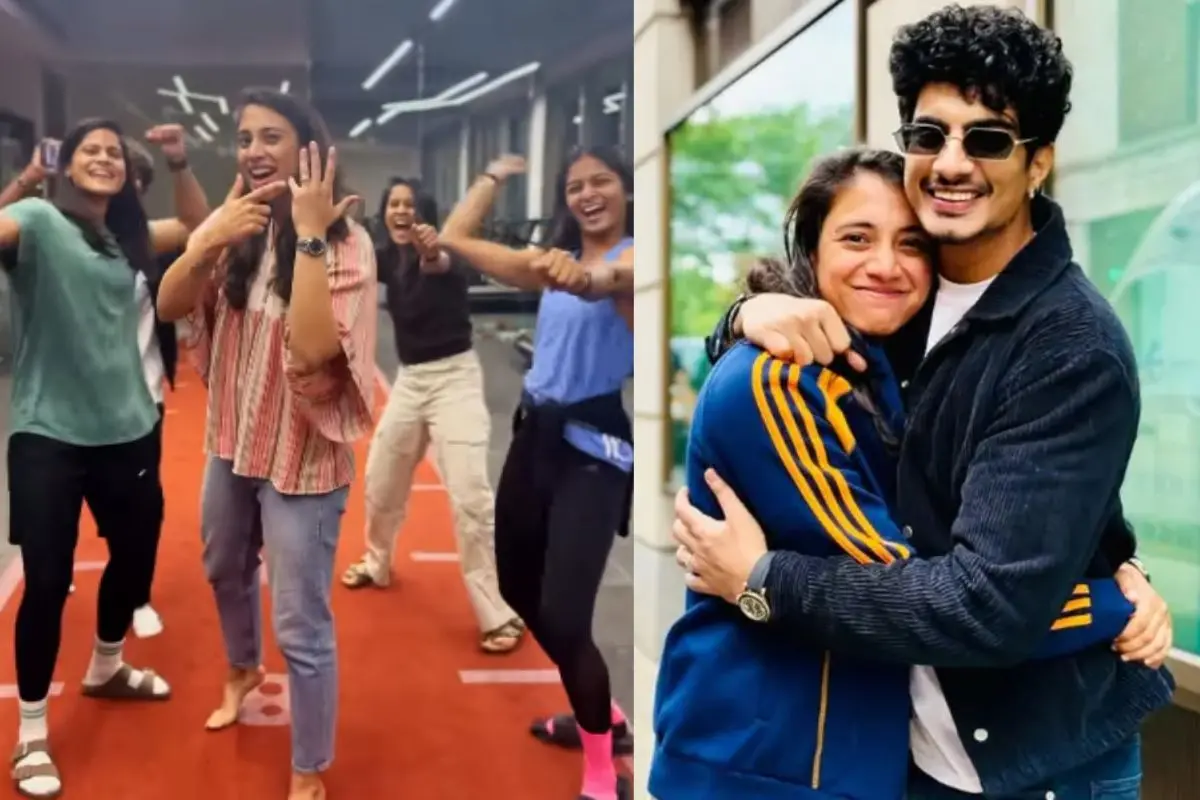 Reel clip, Smriti Mandhana and Palash Muchhal