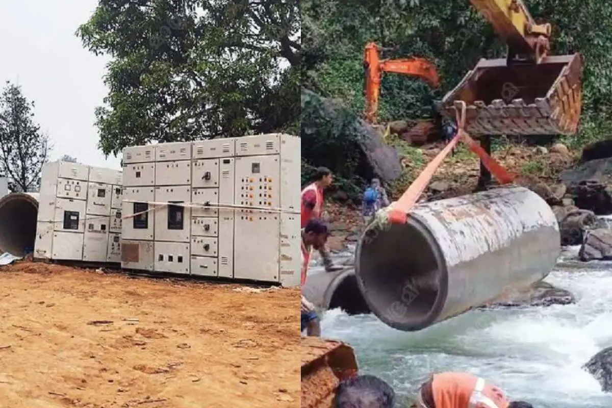മറിപ്പുഴയിൽ തുരങ്കപാത പദ്ധതിപ്രദേശത്ത് വൈദ്യുതിയെത്തിക്കുന്നതിനായി ട്രാൻസ്ഫോർമറുകൾ എത്തിച്ചപ്പോൾ, തുരങ്കപാത നിർമാണത്തിനാവശ്യമായ യന്ത്രങ്ങൾ എത്തിക്കുന്നതിനായി താത്കാലികപാലം പണിയുന്നതിന്റെ മുന്നോടിയായി മറിപ്പുഴയിൽ ചപ്പാത്ത് നിർമിക്കുന്നു