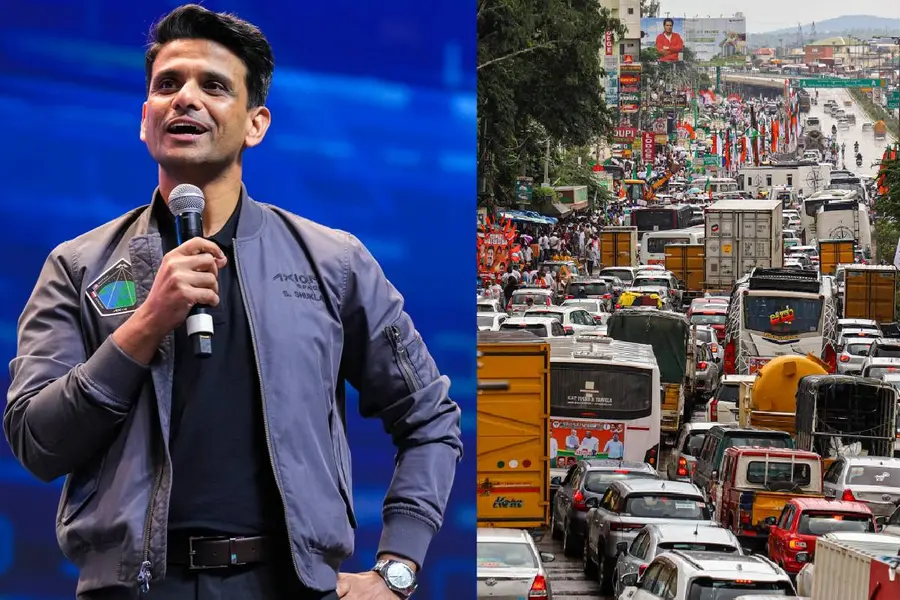 ഇതിലും പെട്ടെന്ന് ബഹിരാകാശത്ത് നിന്ന് ഭൂമിയിൽ എത്തി; ബെംഗളൂരു ട്രാഫിക്കിനെ പരിഹസിച്ച് ശുഭാംശു ശുക്ല