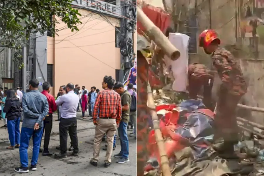 Visuals from Dhaka as the agencies work to restore damages