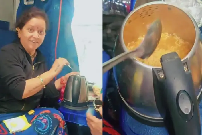 train cooking