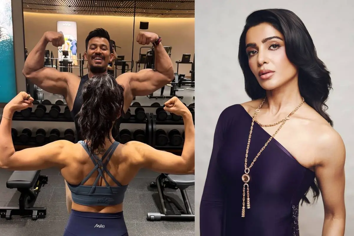 സാമന്ത ട്രെയ്നറോടൊപ്പം/ സാമന്ത റൂത്ത് പ്രഭു | photo: instagram/ samantha ruth prabhu