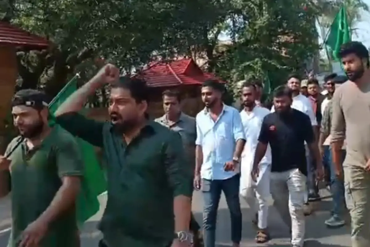 യൂത്ത് ലീഗ് പ്രതിഷേധം