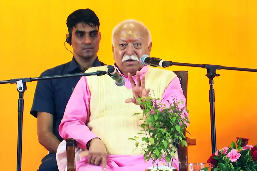 Rashtriya Swayamsevak Sangh Chief Mohan Bhagwat