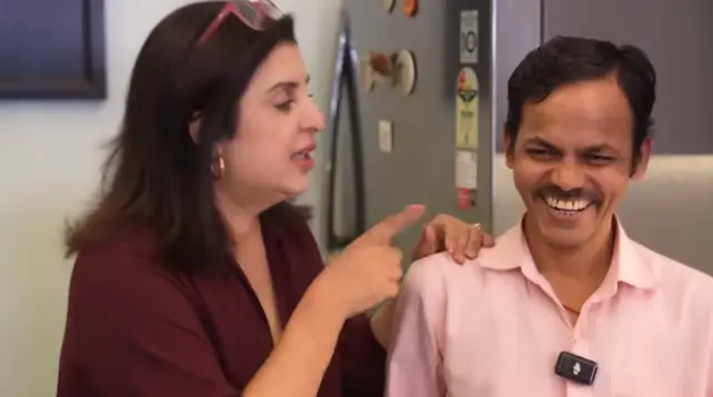 ഫറാ ഖാൻ ദിലീപിനൊപ്പം| ഫോട്ടോ: youtube/@Farah Khan