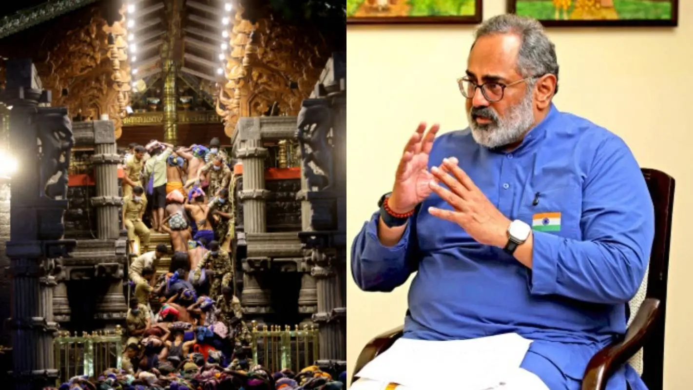 ശബരിമല, രാജീവ് ചന്ദ്രശേഖര് | ഫോട്ടോ: മാതൃഭൂമി