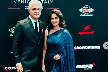 Ajith Kumar honoured with ‘Gentleman Driver of the Year 2025’ award in Venice; Wife Shalini shares proud moment | WATCH