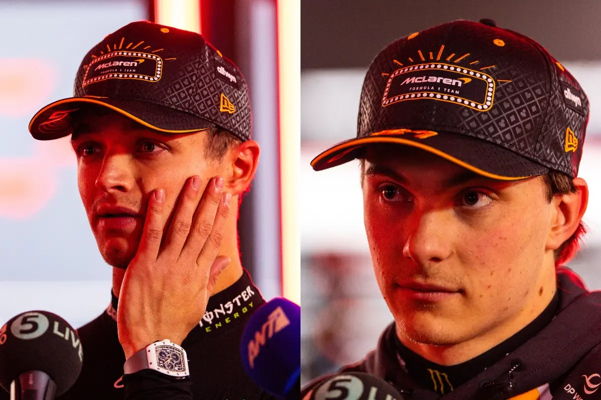 McLaren's Lando Norris (L) and Oscar Piastri | Photo: Jayce Illman/Getty Images