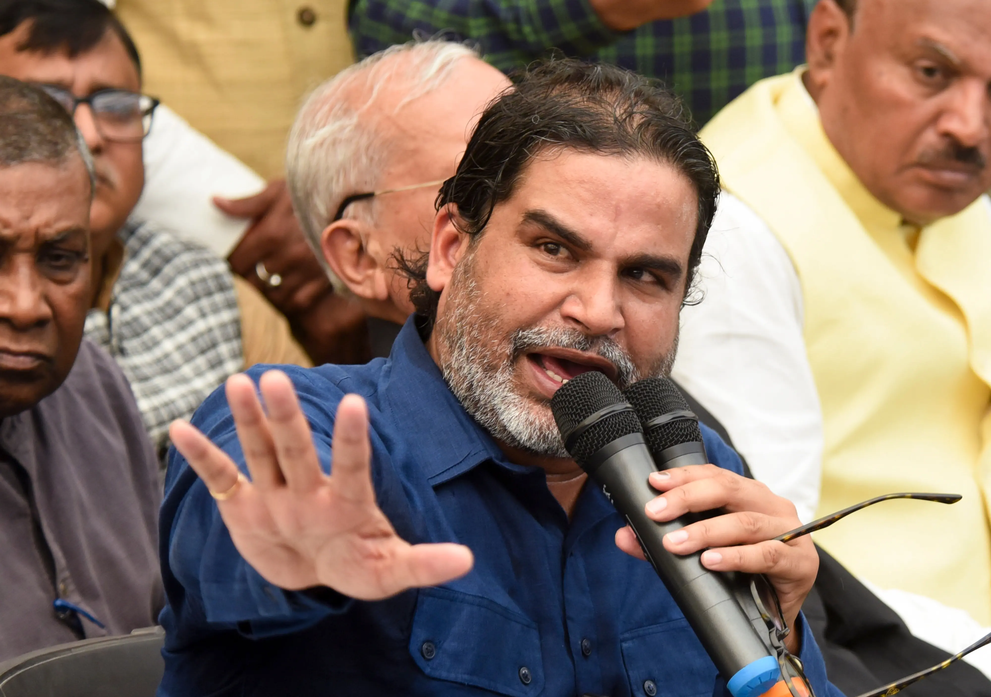 Jan Suraaj Party founder Prashant Kishor addresses a press conference, in Patna, Tuesday, Nov. 18, 2025.| Photo: PTI