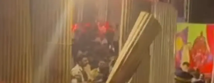 പരിപാടിക്കിടെയുണ്ടായ തിക്കും തിരക്കും