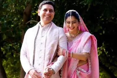 Ashlesha Savant ties knot with longtime partner Sandeep Baswana; Smriti Irani jokes she ‘nagged them to marry’