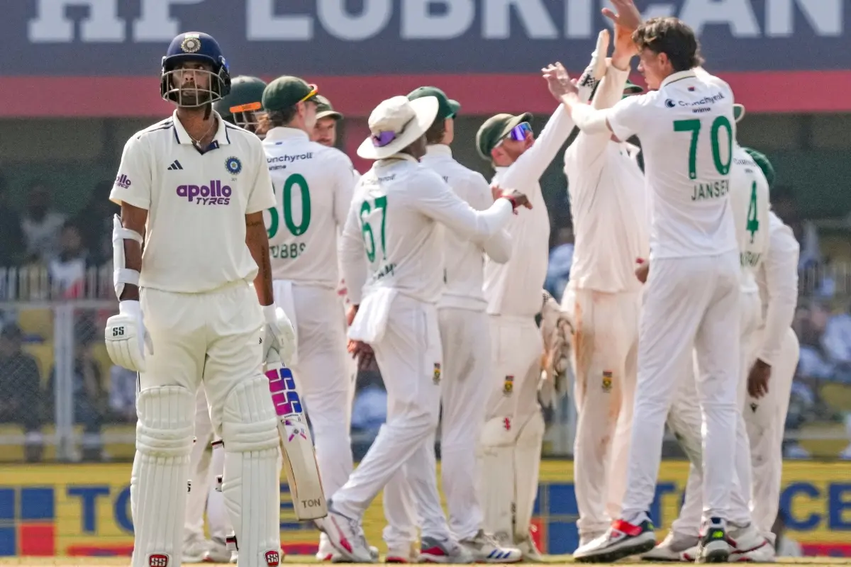 India's Washington Sundar during the second Test cricket match between India and South Africa | PTI
