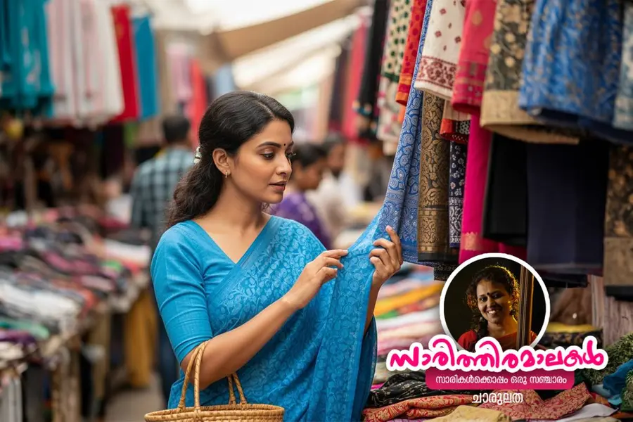 നഖം നീട്ടിവളർത്തി, തുളകളുണ്ടാക്കി അതിലൂടെ നൂല്‍ കടത്തി നെയ്ത സാരികള്‍…