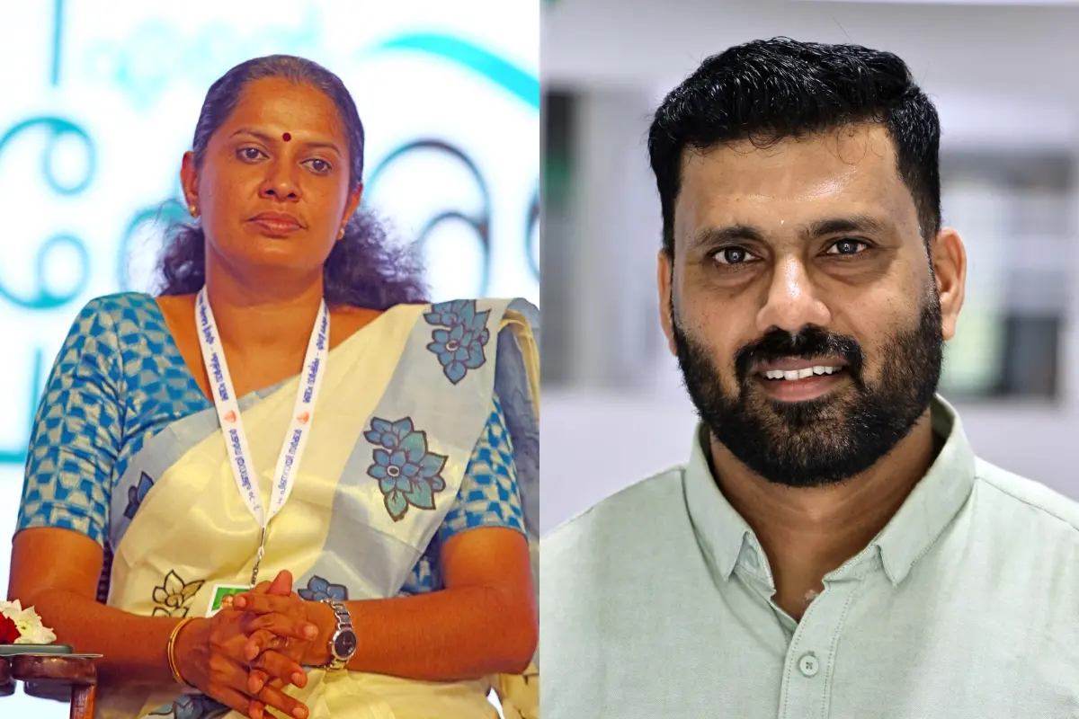 പി.പി. ദിവ്യ, റിജില് മാക്കുറ്റി | ഫോട്ടോ: മാതൃഭൂമി