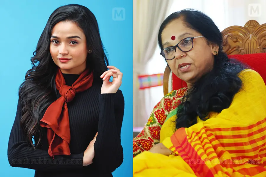 Writer Saradakutty criticizes actress Meenakshi's stance on feminism as 'nonsense' in a social media post