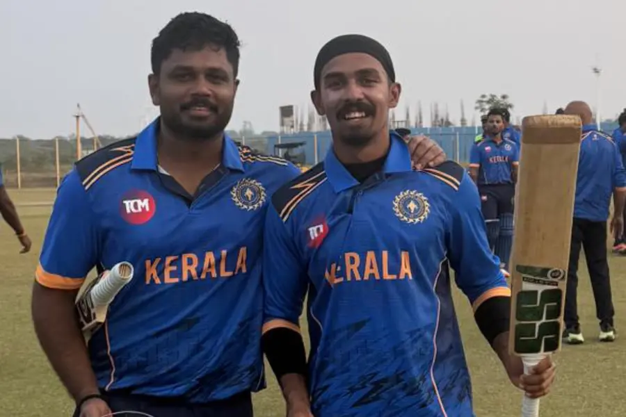 തകര്പ്പന് സെഞ്ചുറിയുമായി രോഹന്, അര്ധ സെഞ്ചുറിയുമായി സഞ്ജു; ഒഡിഷയെ 10 വിക്കറ്റിന് തകര്ത്ത് കേരളം