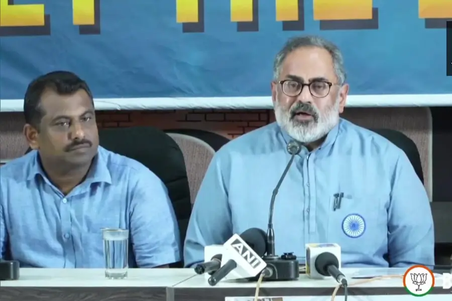 Kerala BJP President Rajeev Chandrasekhar