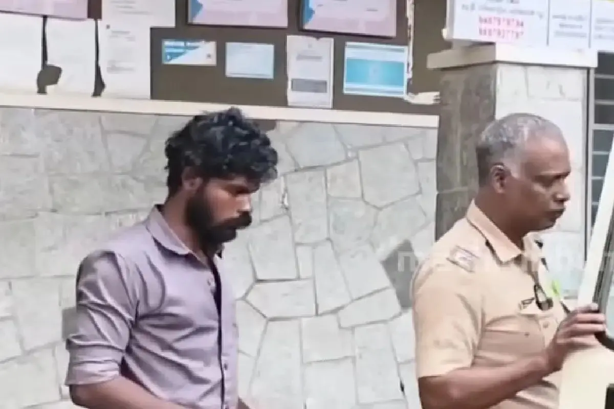 The accused, Binu | Photo: Screengrab from Mathrubhumi News