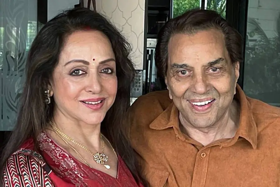 Dharmendra and Hema Malini