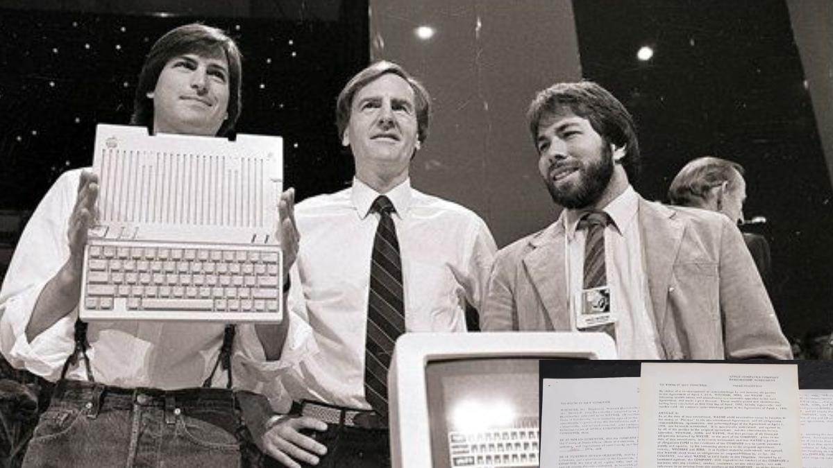 Apple's 1976 founding document auction