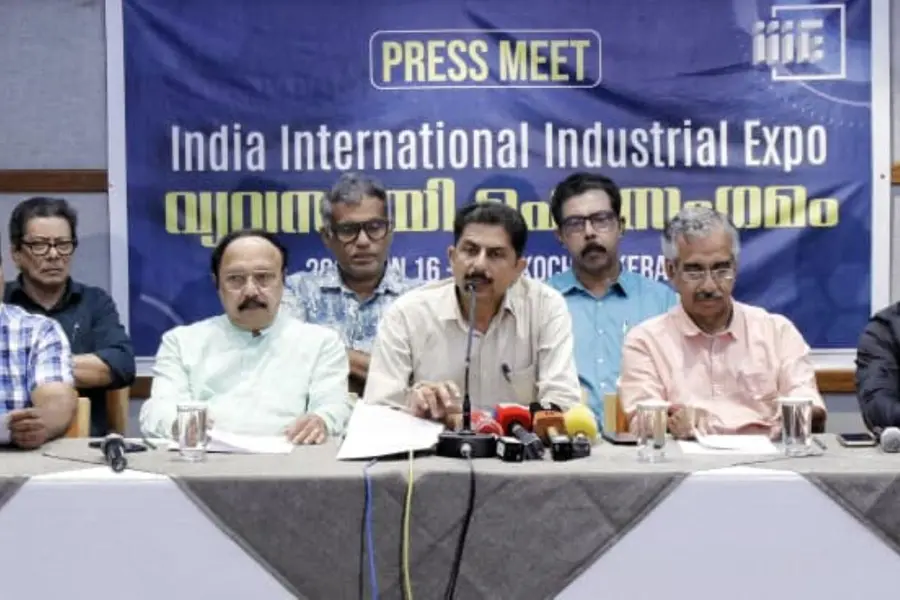 During the press conference held in Kochi by the organizers of India International Industrial Expo 2026