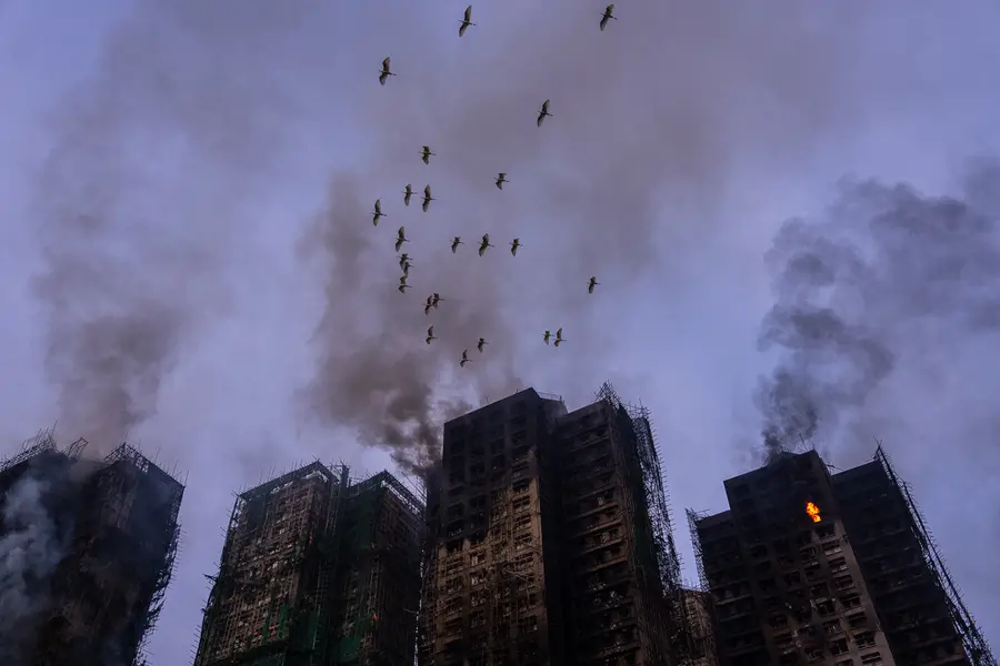 Why might the recent Hong Kong fire accelerate the phase-out of bamboo scaffolding?