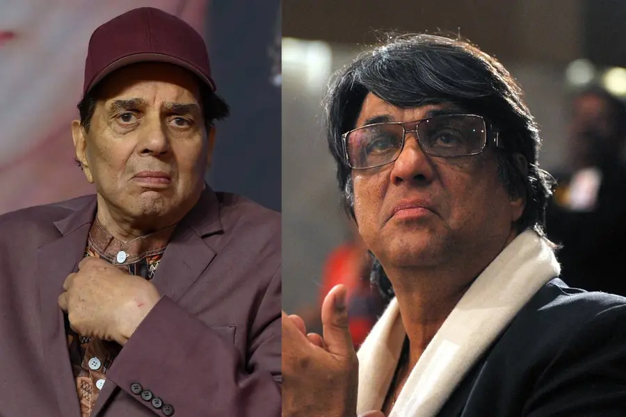 Dharmendra and Mukesh Khanna