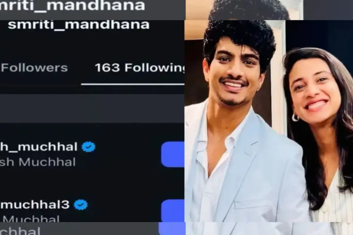 From (L) Instagram screenshot; Smriti and Palash | Photos: Instagram