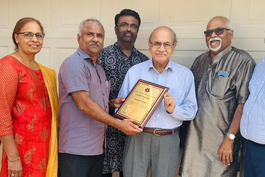 എബ്രഹാം തോമസിന് ലാനയുടെ ആദരം