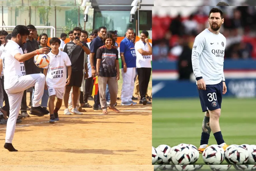 Messi10 vs RR9: Telangana CM Revanth Reddy to take on Lionel Messi on the football field?