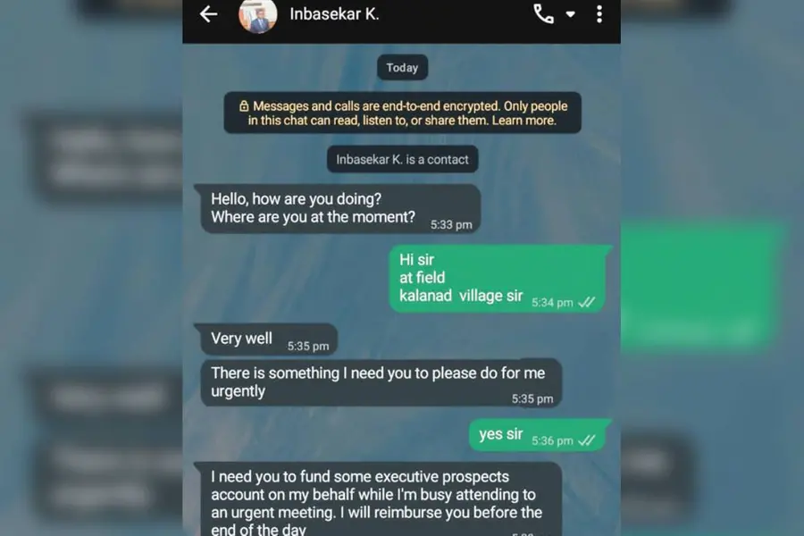whatsapp scam
