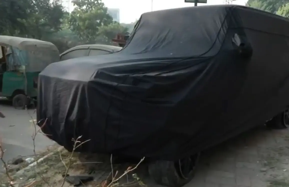 Mercedes G63 car that hit three people in the Vasant Kunj area