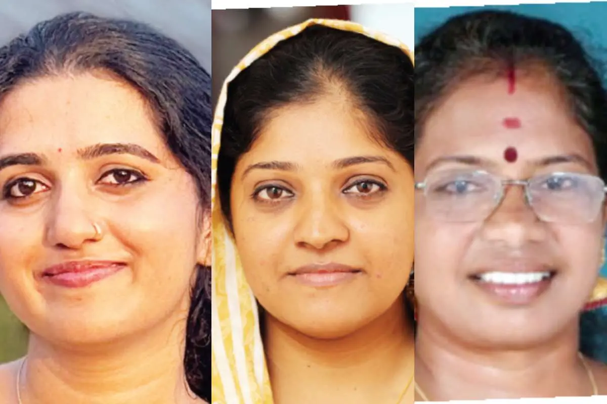 വി.എം. സാന്ദ്ര, ഡോ. സെറീനാ സലാം, ടി. ഷീബ
