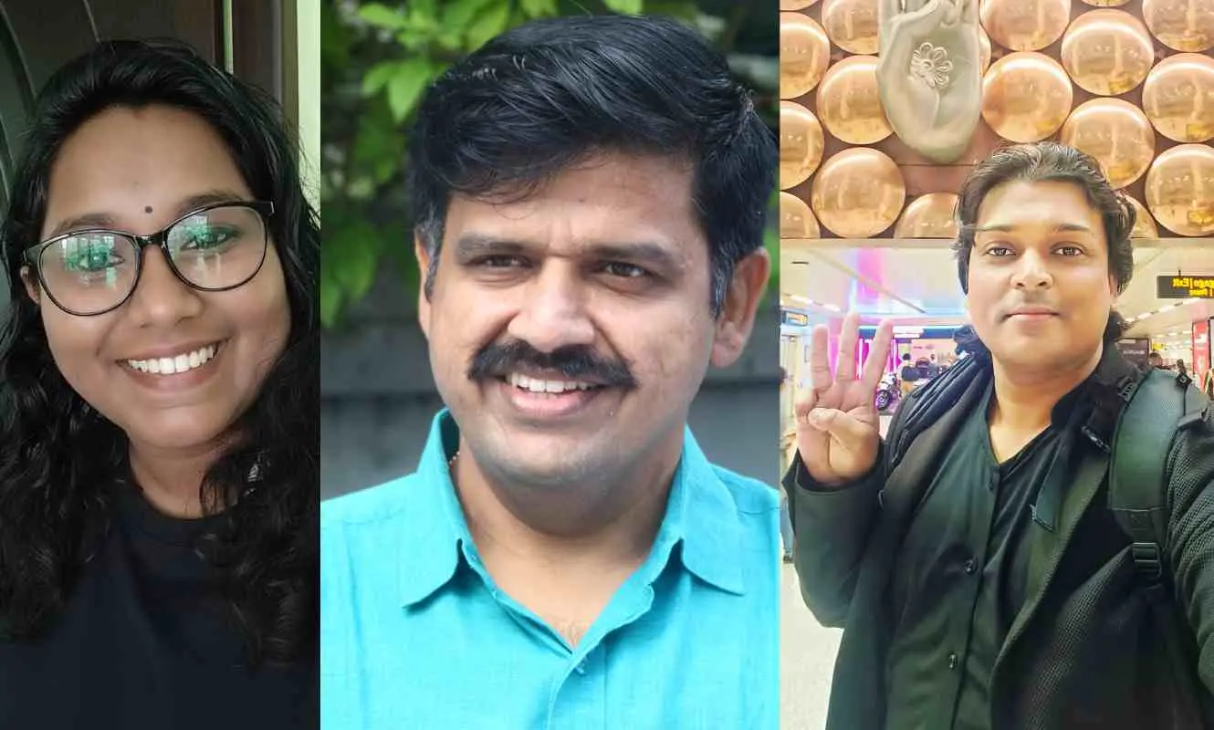 രഞ്ജിത പുളിക്കൻ, സന്ദീപ് വാര്യര്, രാഹുല് ഈശ്വര്