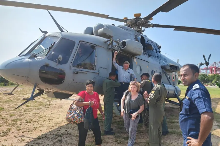 IAF evacuates stranded nationals from Germany, South Africa, Slovenia and the UK in Sri Lanka under Operation Sagar Bandhu