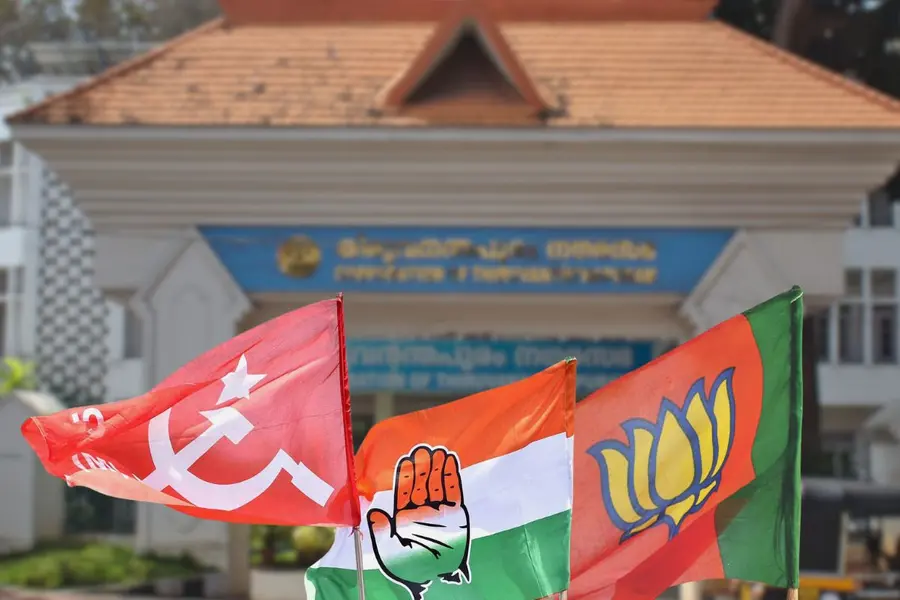 bjp cpm congress ldf udf nda thiruvananthapuram corporation