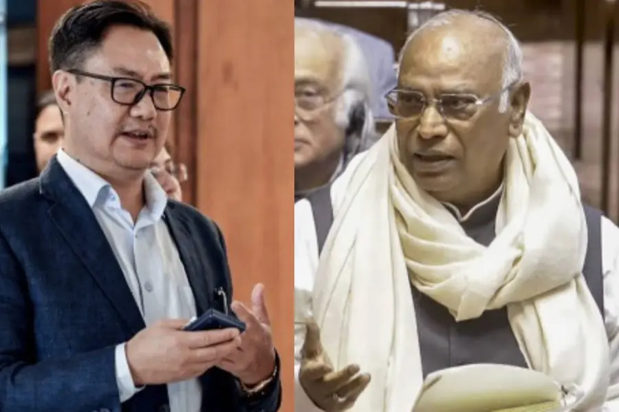 'നിര്ദയവും ആക്ഷേപകരവുമായ വാക്കുകള് ഉപയോഗിച്ചു', ധന്കറിനെച്ചൊല്ലി ഖാര്ഗെയും റിജിജുവും തമ്മില് വാക്പോര്