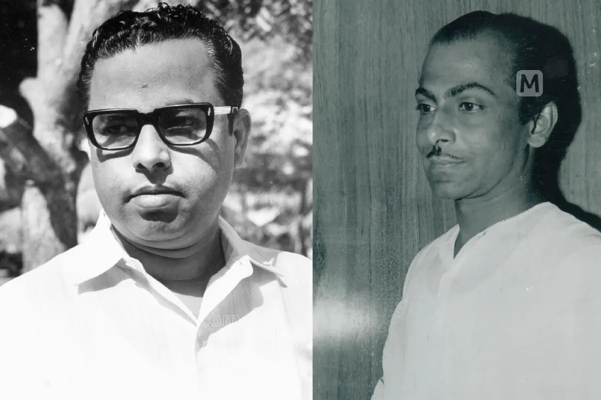 വയലാര് രാമവര്മ്മ, സലില് ചൗധരി | ഫോട്ടോ: മാതൃഭൂമി ആര്ക്കൈവ്സ്