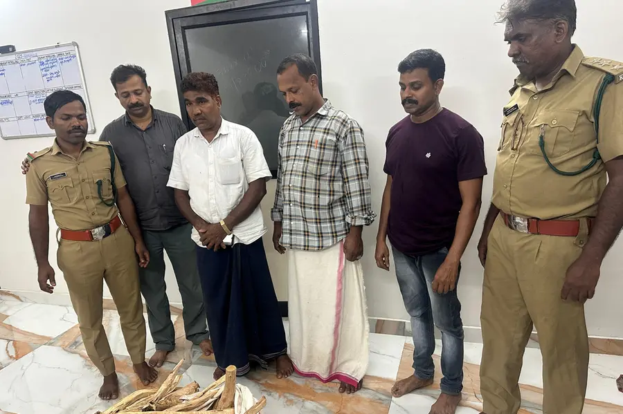 നിലമ്പൂരിൽ അനധികൃതമായി സൂക്ഷിച്ച ചന്ദനം പിടിച്ചെടുത്തു, രണ്ടുപേർ അറസ്റ്റിൽ