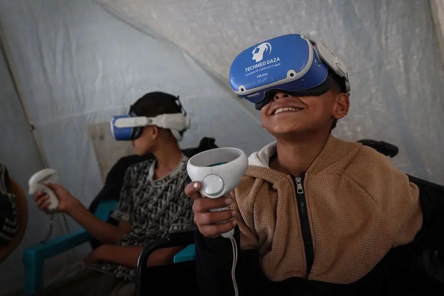 VR therapy helps Gaza children heal from war trauma | How virtual reality aids recovery