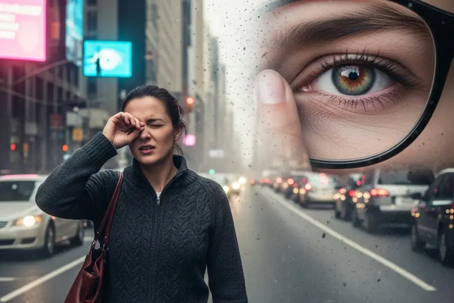 How city life is secretly harming your eyes every day