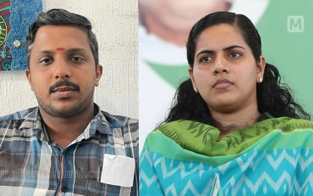 ഡ്രൈവർ യദു, ആര്യാ രാജേന്ദ്രൻ | ഫോട്ടോ: മാതൃഭൂമി