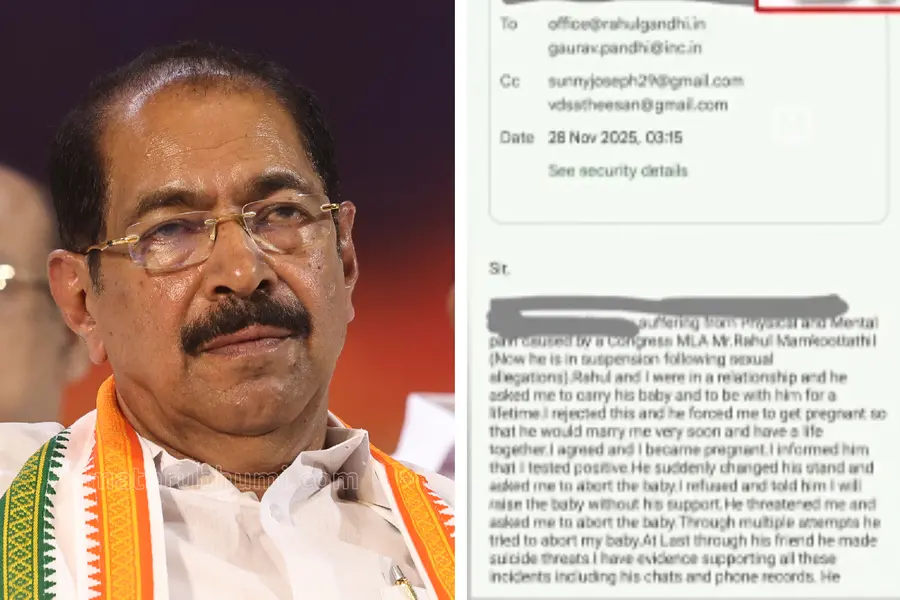 സണ്ണി ജോസഫ് പറഞ്ഞത് തെറ്റ്, രാഹുലിനെതിരായ ആദ്യ പരാതി മറച്ചുവെച്ചു?; അതിജീവിതയുടെ പരാതിയുടെ പകർപ്പ് പുറത്ത്