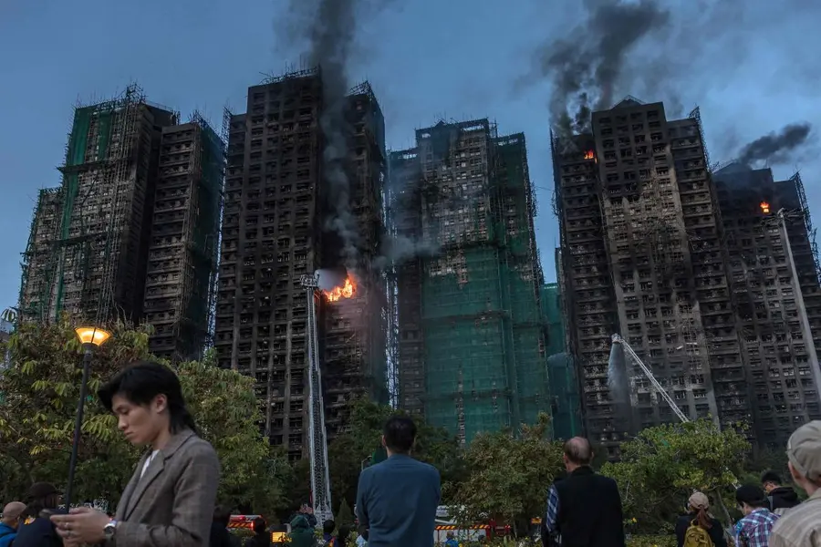 Hong Kong to set up independent panel to investigate deadly apartment fire