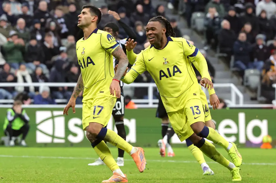Romero celebrates scoring their side's second goal of the game