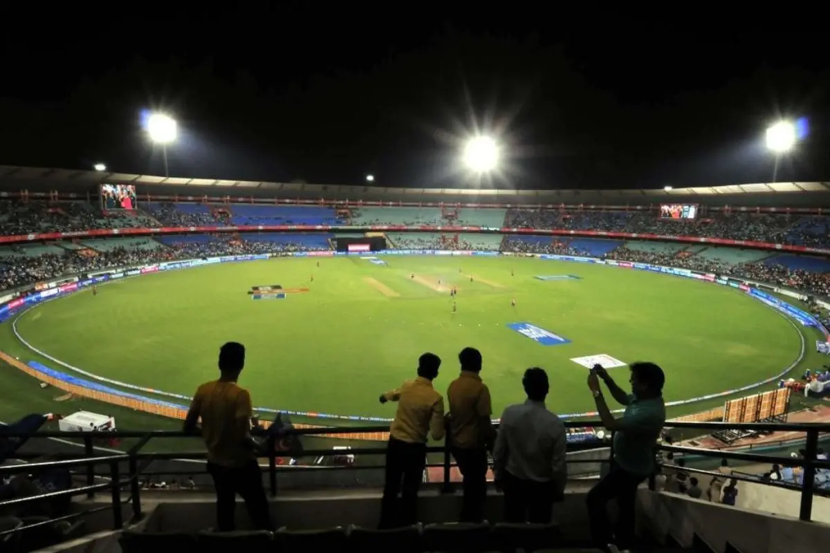 The Shaheed Veer Narayan Singh International Stadium in Raipur, where India and South Africa will meet for the 2nd ODI. Photo: X